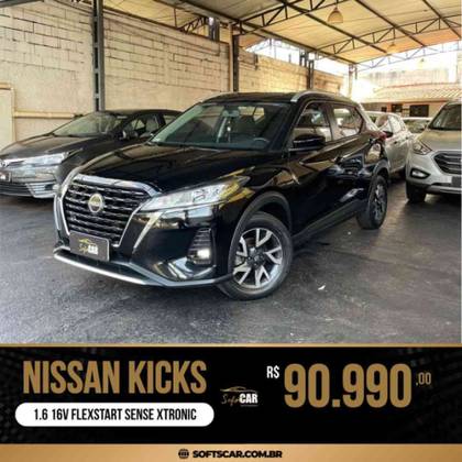 NISSAN KICKS 1.6 16V FLEXSTART SENSE XTRONIC NISSAN KICKS 1.6 16V FLEXSTART SENSE XTRONIC